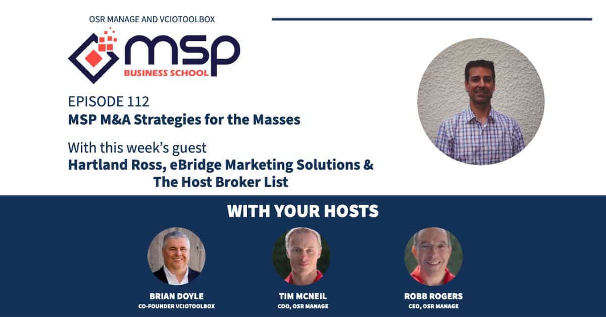 MSP Business School – MSP M&A Strategies for the Masses